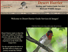 Tablet Screenshot of desertharrier.com